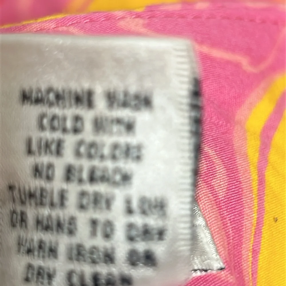 LILLY PULITZER Vibrant Pink Fruit Print Skirt